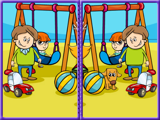 Kids Photo Differences online Puzzle game