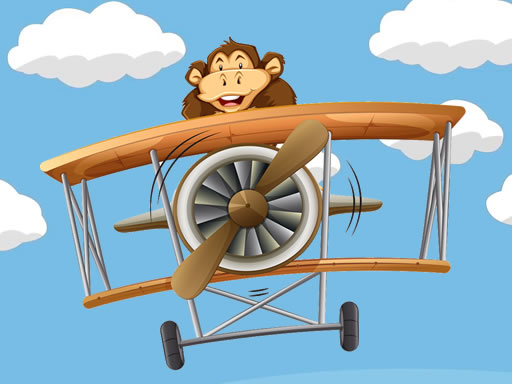 Kids Plane Hidden Stars online Puzzle game