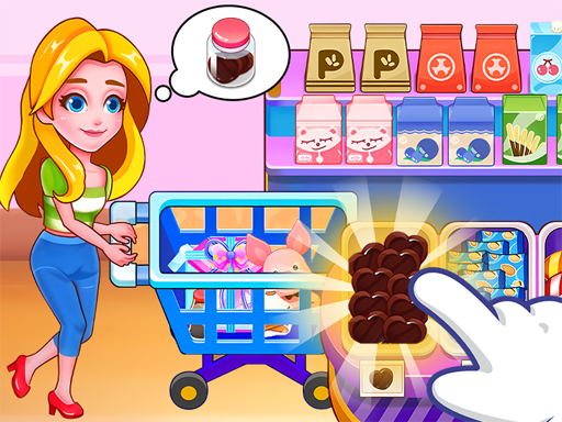 Kids Supermarket online Hypercasual game