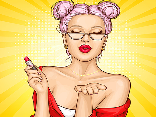 Kiss Match online Girls game