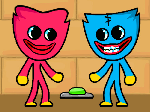 Kissy Missy and Huggy Wuggy online Puzzle game