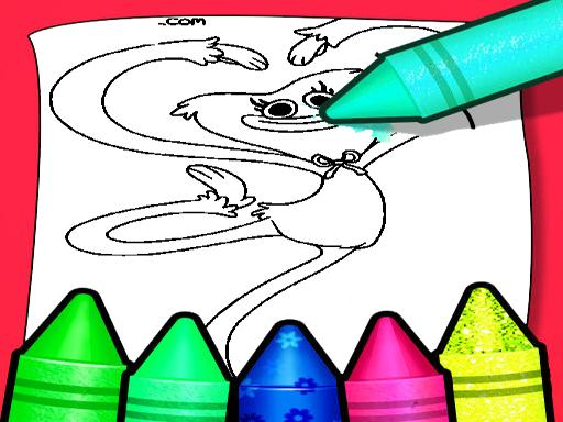 Kissy Missy Coloring Pages online Puzzle game