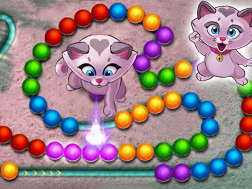 Kitty Marbles online game