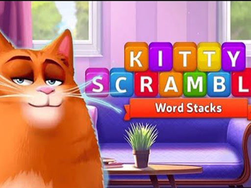 Kitty Scramble Stack Word online game