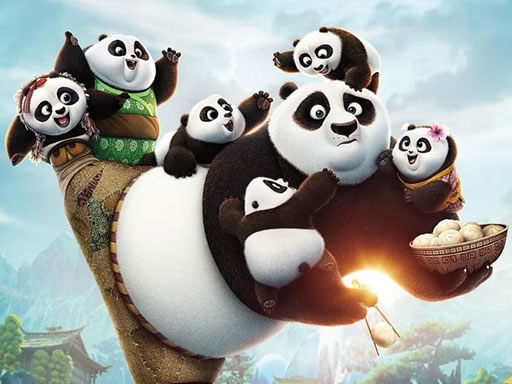 Kung Fu Panda Hidden online Puzzle game