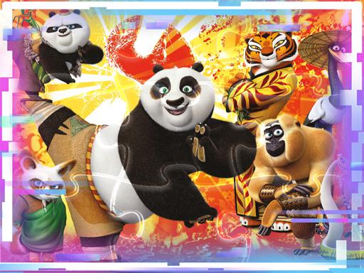 Kungfu Panda Match3 Puzzle online Puzzle game
