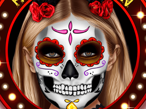 Kylie Jenner Halloween Face Art online game