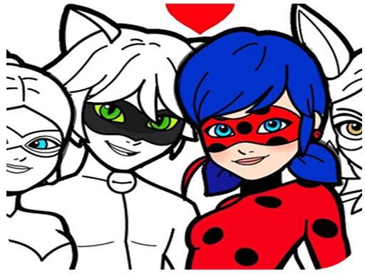 LadyBug Coloring Book With Magic Pen online game