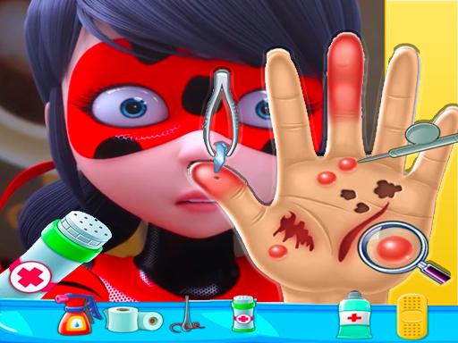ladybug miraculous Hand Doctor - Fun Games for Gir online game