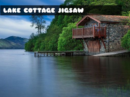 Lake Cottage Jigsaw online game