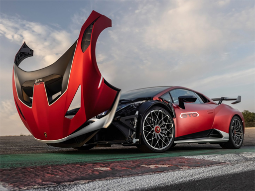 Lamborghini Huracan STO Slide online game