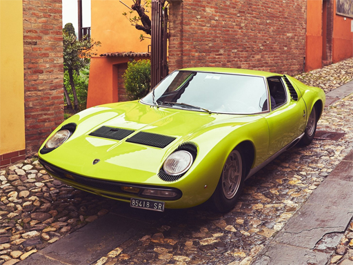Lamborghini Miura P400 Puzzle online game