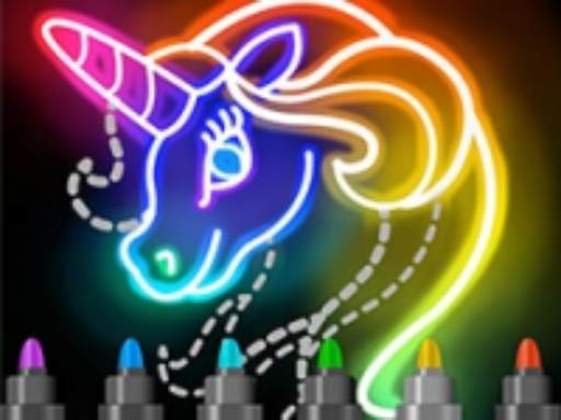 Learn To Draw Glow Cartoon online game