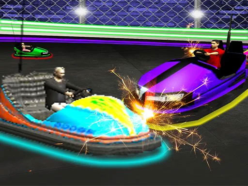 Light Bumping Cars Extreme Stunts: Bumper Car Game online Racing game