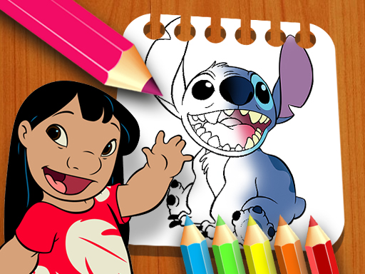 Lilo and Stitch Coloring Book online  game