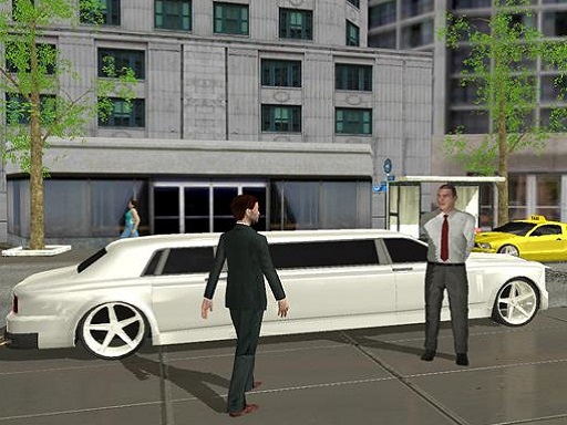 Limo Taxi Driving Simulator : Limousine Car Games online Racing game