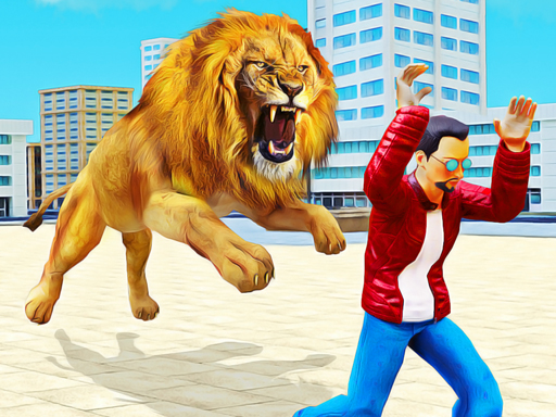 Lion Simulator Attack 3d Wild Lion Games online game