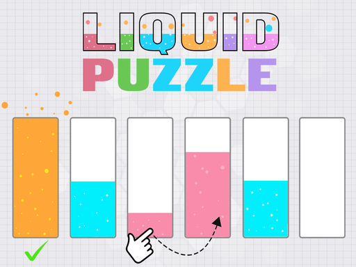 Liquid puzzle : sort the color online game