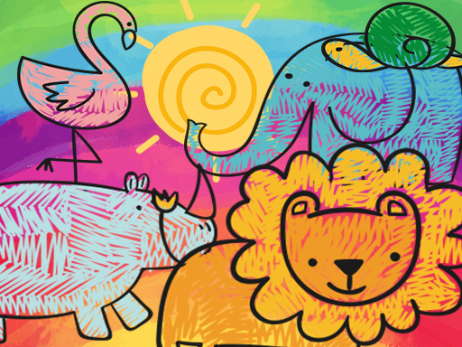 Little Animals Coloring online game
