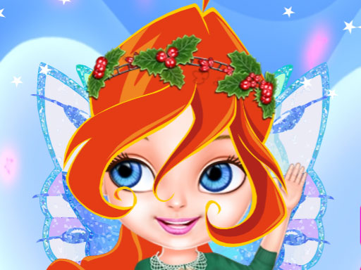 Little Bloom Christmas Dress Up online game