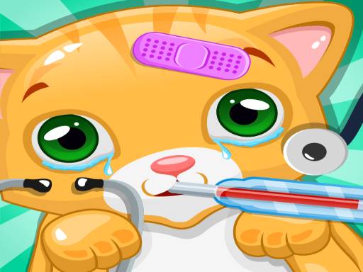 Little Cat Doctor Pet Vet Games online Action game
