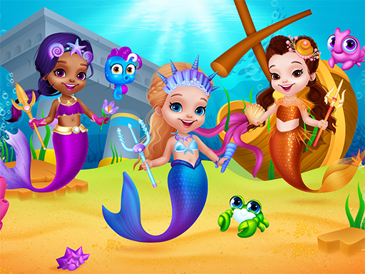Little Mermaids Dress Up online Girls game