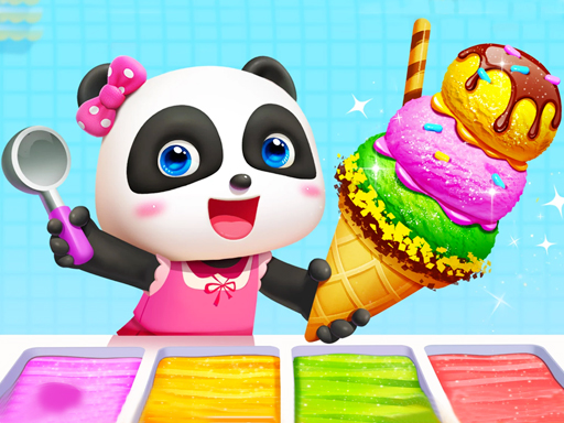 Little Panda Ice Cream Game online game
