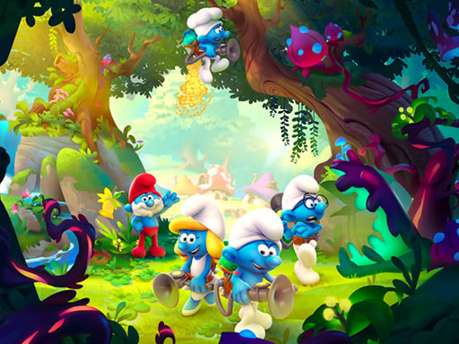 Little Smurfs Coloring online game