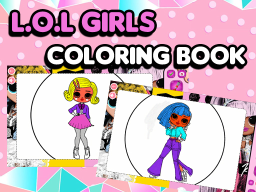 L.O.L OMG Girls Coloring Book online game