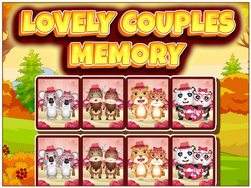Lovely Couples Memory online game