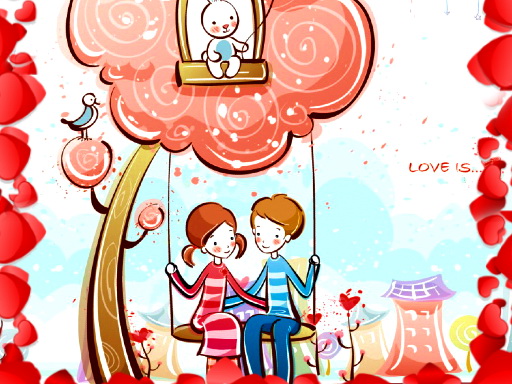 Loving Couple Jigsaw online game