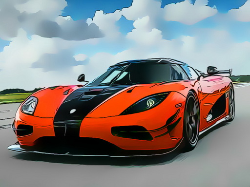 Luxury Swedish Cars Jigsaw online game