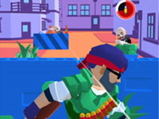 Machine Gun Squad - Fun & Run 3D Game online Shooting game