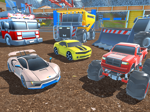 Mad Cars Racing and Crash online game