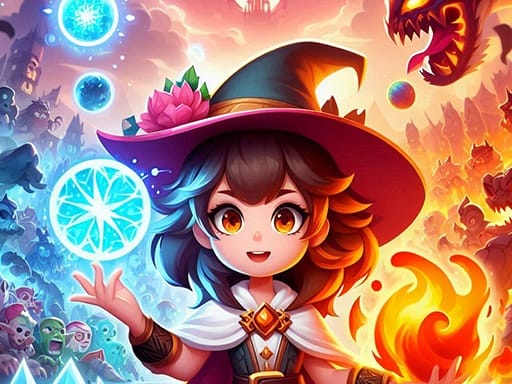 Mage Adventure: Mighty Raid online Arcade game