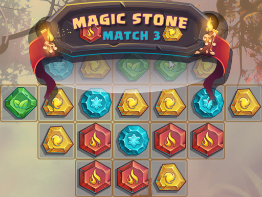 Magic Stone Match 3 Deluxe online Puzzle game