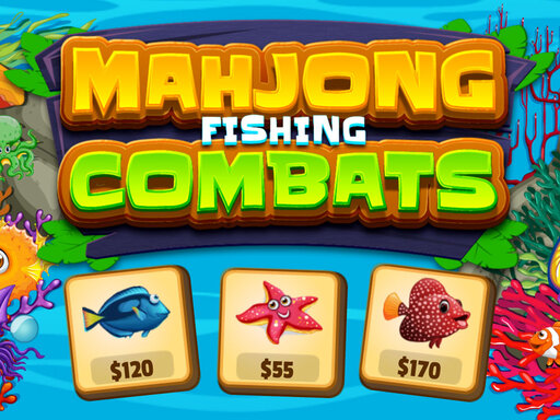 Mahjong Fishing Combats online Puzzle game