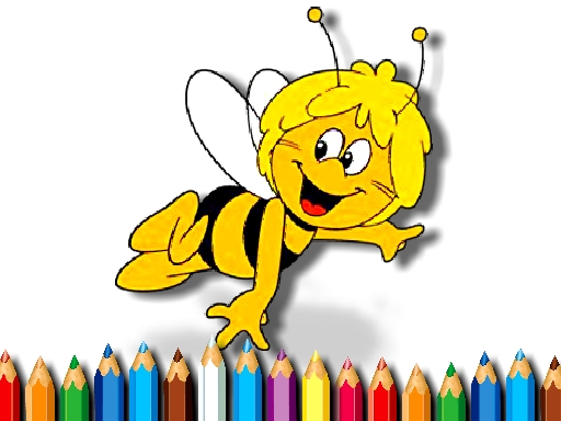 Maja the Bee Coloring Book online game