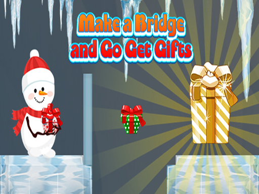 Make a Bridge and Go Get Gifts online game