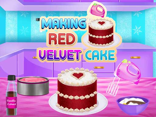 Making Red Velvet Cake online Girls game