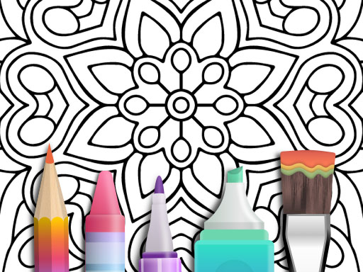 Mandala Coloring Book - Casual online game