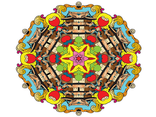 Mandala coloring book for adults and kids online game