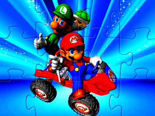 Mario and Yoshi Jigsaw online game