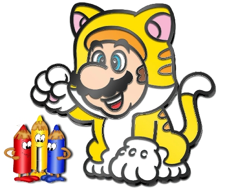 Mario Rush Coloring Book online game
