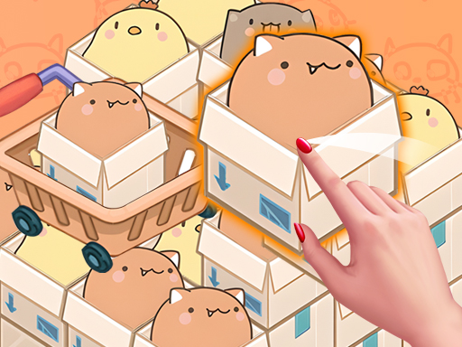 Mart Puzzle Box Cat online Puzzle game