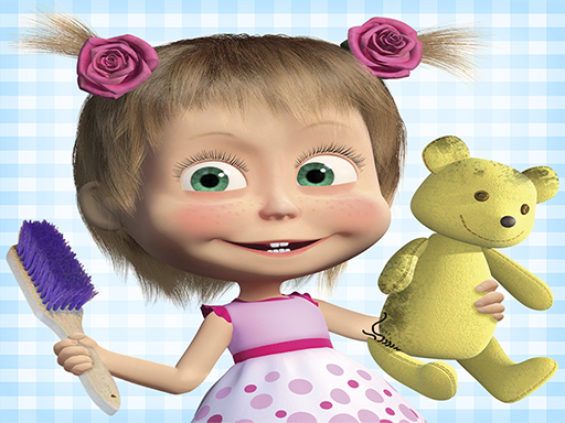 Masha and the Bear: House Cleaning online game