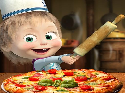 Masha and the Bear Pizzeria ! Pizza Maker Game onl online game
