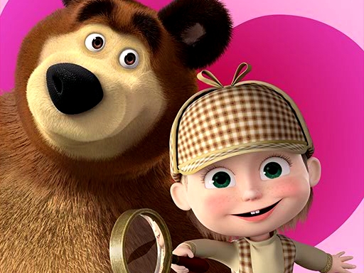 Masha Spot the Differences online game