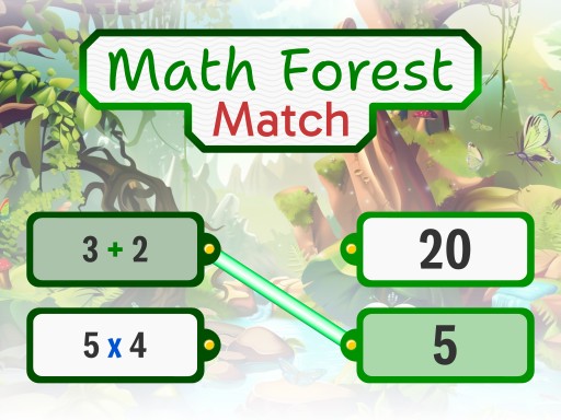Math Forest Match online game