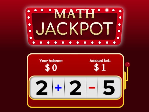 Math Jackpot online game